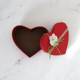 Red Heart Shaped paper Box-Large