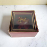 Red Square Shape Box with Transparent Cover - Medium