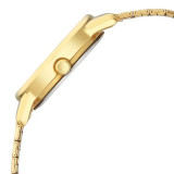 TITAN Karishma  Quartz Analog Silver Dial Golden Stainless Steel Strap Watch For Women
