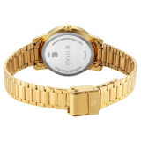 TITAN Karishma  Quartz Analog Silver Dial Golden Stainless Steel Strap Watch For Women