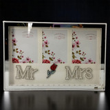 Mr & Mrs Photo Frame with LED Lights and Three-Photo Display