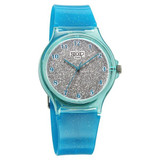 Zoop by Titan Glitter Quartz Analog Grey Dial Blue Polyurethane Strap Watch for Kids -26030PP04