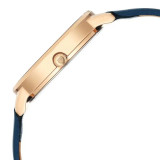 Titan Neo Quartz Analog Blue Dial Leather Strap Watch For Women- 2648WL08
