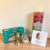 Spiritual Gift Hamper with Shiva Lamp, Mithai & Greeting Card