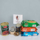 Shravan Blessings Hamper – Light, Treats & Personalized Card