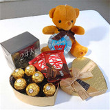 Teddy, Treats And Perfume Birthday Hamper For Him