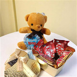 Birthday Boy’s Delight Gift with Teddy & Chocolates Box
