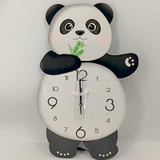 Plaque Board Panda Clock with LED Light Display