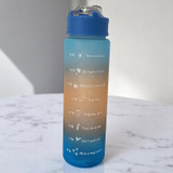 Multicolor Water Bottles with Motivational Design