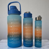Multicolor Water Bottles with Motivational Design