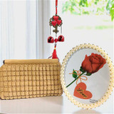 Yellow Clutch Bag with Personalize Frame and wind Chime