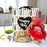 Adorable Love Gift Set – Teddy Bear Trolley, Chocolates & Mug