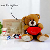 Teddy, Custom Frame And Sweet Treats Combo