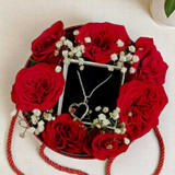 Roses & Love Pendant Romantic Gift Box