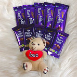 Choco Delight Gift Set with Mini Teddy