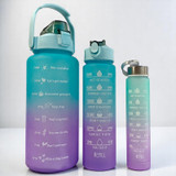 3-in-1 Motivational Water Bottle Set