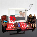 Hamper of Backflow Burner, Photo Frame And Chocolates