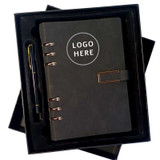 Personalized Black A4 Diary & Metal Pen Gift Set DR-57 Giftmandu