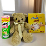 Mini Teddy And Treats Combo