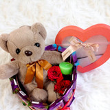 Cuddles & Cadbury Gift Box with Scented Candle