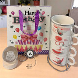 Birthday Gift Set – LED Crystal Lamp, Mug Set & Personalized Keyring Birthday Gift Set – LED Crystal Lamp, Mug Set & Personalized Keyring