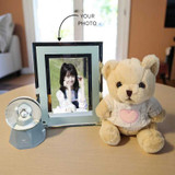 Cherished Moments Gift: Teddy, Snow Globe & Photo Frame