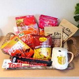 Premium Gift Basket with Chocolates, Dry Nuts, Snacks & Mug
