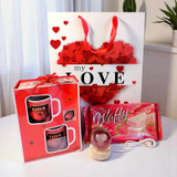 Romantic Love Gift with Mug & Showpiece