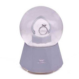 Love Gift Box With Red Roses And Ring Design Music Globe NKS-797 Giftmandu