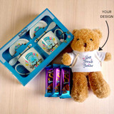 Silk Oreo, Mug And Personalized Teddy Hamper