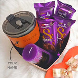 Sweet & Cozy Gift with Personalized Glass Sipper