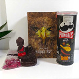 Inspiring Gift with Buddha Statue & Pringles JNK-3881