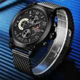Naviforce NF9068 Black/Grey Digital Watch For Him NF9086