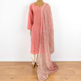 Cotton Kurta With Shawl (Set of 3) KRST39-TH