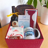 Luxury Gift Box for Dad With Wine, Chocolates And Personal Touch
