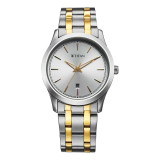 Titan Silver White Dial Alog Watch for Men