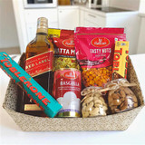 Snacks Gift Box with Red Label Whisky 750ml & Toblerone Chocolates JNK-3924