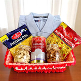 Snacks Gift Basket with Gent's T-Shirt (XXLarge) JNK-3927