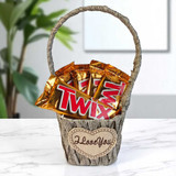 Twix Caramel Delight in Handle Basket NKS-917