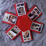 Fresh Roses And Photo Memory Explosion Box NKS-921