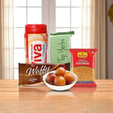 Sweets And Snack Hamper with Healthy Drink NKS-926