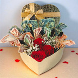 Rose with Money Bouquet Box JNK-3953