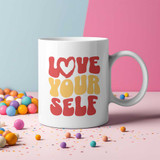 Love Yourself Design Printed on Ceramic Mug AR-47
