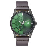 Fastrack Stunners Quartz Analog Green Dial Leather Strap Watch For Men