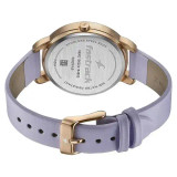 Fastrack Stunners Quartz Multifunction Purple Dial Watch For Women 6282WL02