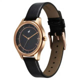 Fastrack Stunners Quartz Analog Black Dial Watch For Women 6296WL01