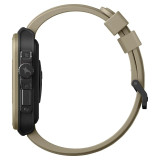 Fastrack Active Smart Watch With Brown Colour Silicone Strap 38101PP02