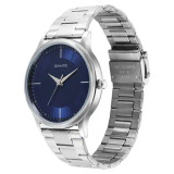 Sonata Aspire Quartz Analog Blue Dial Stainless Steel Strap Watch for Men 77105SM15