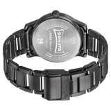 Sonata Women of Steel Black Dial Stainless Steel Strap Watch for Women 8183NM02