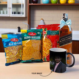 Snacks with Whisky 750ml & Magic Mug JNK-4009